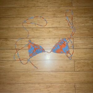 Source Unknown Orange and Blue Bikini